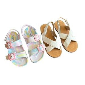 BUNDLE (2) Little Girls Sandals
